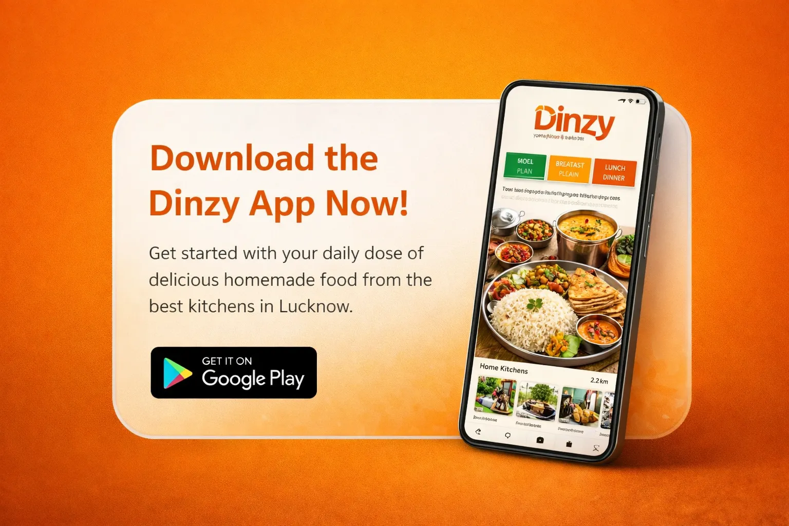 Dinzy App on a Phone